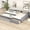 Gray, variant on Solid wood slats daybed | No box spring required | Extended service life for mattresses