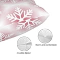 thumbnail image 3 of Balery Christmas Snowflakes Funda de Cojín Estampada, Regalos para Mujeres, Regalos de Amor para Ella, Regalos para Novia o Esposa, Funda de Almohada-20"x30", 3 of 6
