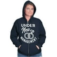thumbnail image 4 of Under New Management Newlywed Bride Zip Up Hoodie Men's Women's Brisco Brands X, 4 of 6