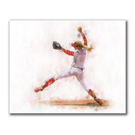 - Softball Pitcher Personalized Print