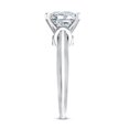 thumbnail image 4 of Rosec Jewels IGI Certified Lab Grown Diamond Princess Cut Engagement Ring 3 Carat - E-VS1 Quality Diamond Solitaire Ring for Women, 925 Sterling Silver, US 4.00, 4 of 9