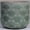 Mint Green, variant on Boho Ceramic Flower Pot, 6.7" Contemporary Pots for Indoor Outdoor Plants | Glazed Embossed Fan Textured Planter with Drainage Hole & Plug, Bohemian Chic Home Garden Decor