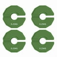 thumbnail image 1 of 4Pcs Gym Micro-Type Plates Dumbbell Fractional Weight Plate Rubber Fractional Weight Plates Add-on Change Green 0.25KG, 1 of 2