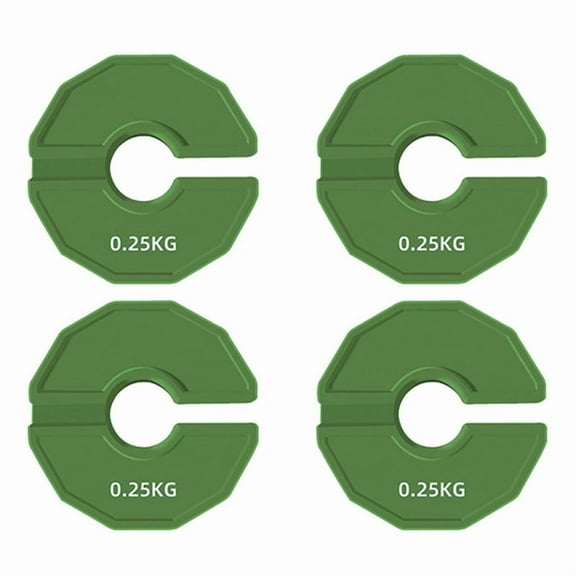 WM25 4 Pcs Gym Micro-Type Plates Dumbbell Fractional Weight Plate Rubber Add-on Weights for S