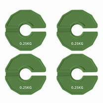 WM25 4 Pcs Gym Micro-Type Plates Dumbbell Fractional Weight Plate Rubber Add-on Weights for S