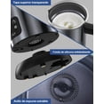 thumbnail image 3 of Espumador de Leche Electrico, [4 en 1] Homtronics 350ml Vaporizador de Leche Autom&aacute;tica con 2 Batidores, 400W Vaporizador Autom&aacute;tica Espuma Fr&iacute;a y Caliente para Caf&am, 3 of 7