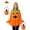 Pumpkin with bag, variant on Joyfy Women White Ghost Costume, Poncho Costumes for Women, Adult Halloween Costumes Parties Cosplay