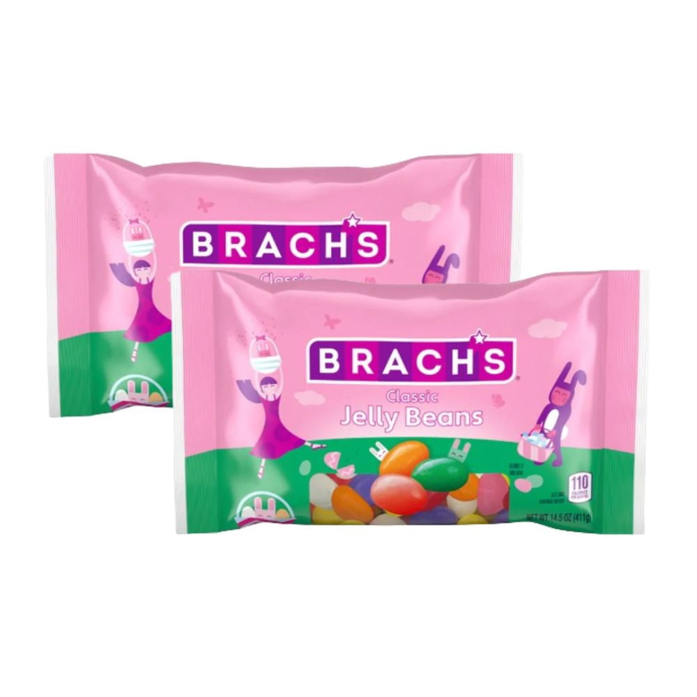 Brach's Classic Jelly Beans Jelly Bird Eggs Candy, 14.5 oz Bags, 4 Pack