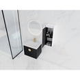 thumbnail image 7 of 24" Wall-Mounted Vanity with Side Cabinet - Separate Storage for Extras - Bathroom - Additional Space for Toiletries, 7 of 7