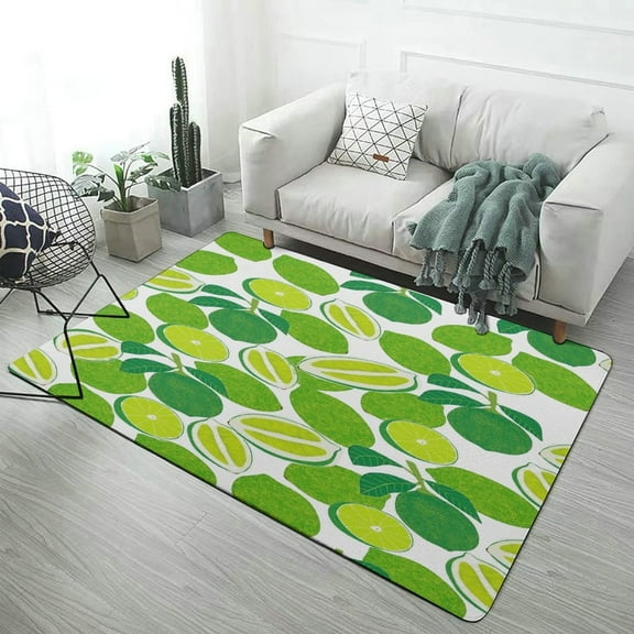 Lime Harvest Carpet for Home Decoration Soft Comfy Rugs for Bedroom Living Room Bathroom Entrance Non-slip Comfort Mat