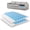 Blue & White-22 x 22 in-Set of 2, variant on Kabum Supports for Sagging Cushions 2-Piece Wave Foam Sofa Slipcovers, Blue  White