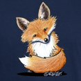 thumbnail image 3 of CafePress - Kiniart Fox Dark T Shirt - Men's Classic Graphic Cotton T-Shirt, 3 of 4