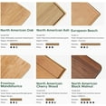 thumbnail image 3 of 100% Solid Oak Dining , Wood  for Bedroom End of Bed with Rounded Corners, Entryway Benches for Dining Room, Kitchen, Living Room (Natural Oak, 47.2"), 3 of 9