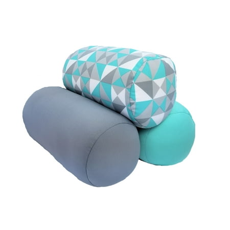 Eco Friendly  Micro Beads Tube Pillow Lumbar Roll Couch Bed Throw Pillow Patio