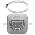 thumbnail image 1 of Stainless Steel Kitchen Exhaust Valve with Clamp for Safe Smoke Discharge and Anti-Backfill 1 Set, 1 of 5