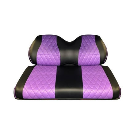 CLUB CAR PRECEDENT / YAMAHA DRIVE AND G29 Front Seat Covers | Diamond Stitching | PURPLE