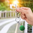 thumbnail image 3 of asddcavvf Softball Baseball Key Ring Pendant American Baseball Small Ball Long Stick Key Ring Access, 3 of 3