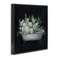thumbnail image 4 of Stupell Industries Floral Bath on Black Typography Painting Black Floater Framed Canvas Art Print Wall Art, 18 x 18, 4 of 10