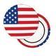 thumbnail image 2 of Disketp America Flags3 Funda Redonda para Taburete, Funda de Cojín para Silla de Bar Suave y Elástica-12 inch, 2 of 7