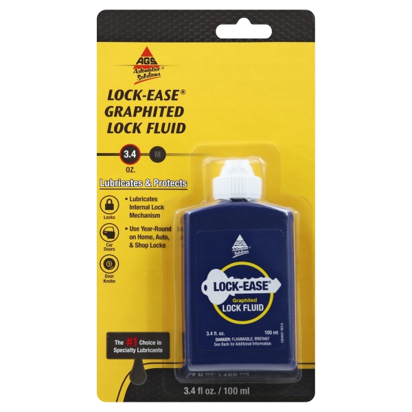 Lockease 10716 3.4 oz General Purpose Graphite Lock Fluid Carded