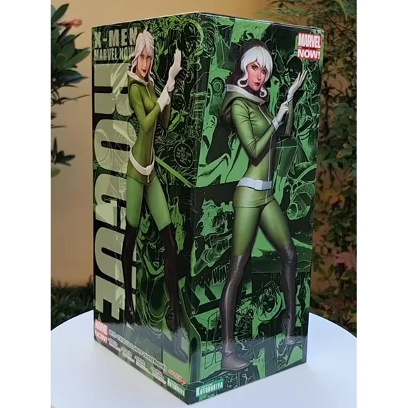 In Stock Marvel Kotobukiya Mk179 Artfx Rogue X-men Anime Statue Pvc Action Figure Model Toy Collection Model Room Decor Toy