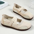 thumbnail image 5 of oqasdz Women Casual Shoes Elegant Ballet Hook and Loop Flat Shoes with Soft Sole and Adjustable Strap Comfort Everyday Versatile Outdoor Summer, 5 of 7