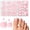 Flat Tips Nude Pink, variant on 180 count White Tip Press Toenails Women Tabs, Tip Nails Press ons Square Press Nails Nude Press Nails Pedicure Nails Tip False Glue Toenail