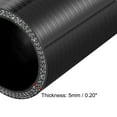 thumbnail image 4 of 25mm 0.98" ID Universal Auto Straight Silicone Coupler  Pipe Replacement 76mm Black, 4 of 4