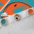 thumbnail image 4 of jejeloiu Rugby Helmet Blackout Curtain Set of 2,Orange Football Sport Gamer,42x84 Inch, 4 of 6