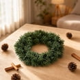 thumbnail image 6 of 12" Canadian Pine Artificial Christmas Wreath, Faux Pine Christmas Wreath, Seasonal Indoor Home Decor, 6 of 9