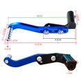 thumbnail image 1 of 1pc 12mm Motorcycle Kick Start Starter Lever Pedal CNC Aluminum Red/Silver, 1 of 8