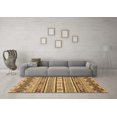 thumbnail image 3 of Ahgly Company Indoor Rectangle Abstract Brown Modern Area Rugs, 3' x 5', 3 of 4