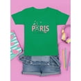 thumbnail image 3 of Butterfly C'est La Vie Paris T-Shirt Juniors -Image by Shutterstock,  x-Small, 3 of 4