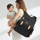 thumbnail image 3 of Bolso cambiador de gran capacidad, ideal para viajes, maternidad y lactancia. Color gris. Portátil y plegable, de dos compartimentos. Perfecto para llevar al hospital o para llevar al bebé., 3 of 9