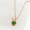 thumbnail image 4 of Jade Natural Bunny Necklace Gold Tone Necklace- Good Luck•Fortune (Powerful Necklace), 4 of 11