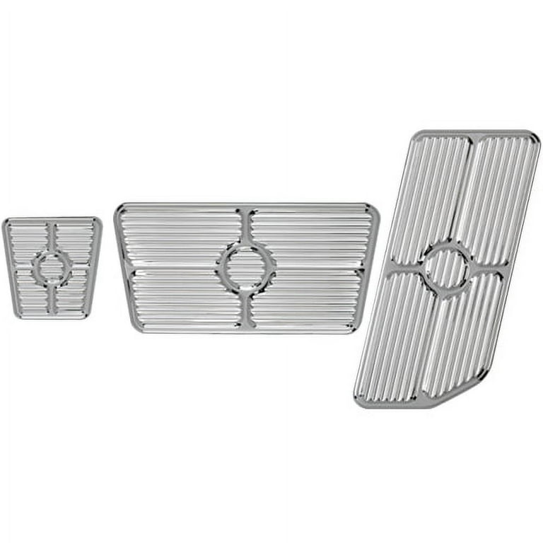 Billet Specialties Pedal Kit Universal Grooved Black Billet Specialties Pedal Kit Universal Grooved Black
