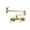 Brushed Gold, variant on Wall Mount Pot Filler Faucet 3 Handle Kitchen Sink Faucet Swing Arm Folding Spout Mixer Faucet, Matte Black ,Bar Laundry RV Farmhouse