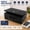 SAND KEY LOCK, variant on Portable Metal Safe Box with Digital Code Lock, Fire Resistant Document Storage, Fireproof Safe for Home, Office, Car, Medium, Black