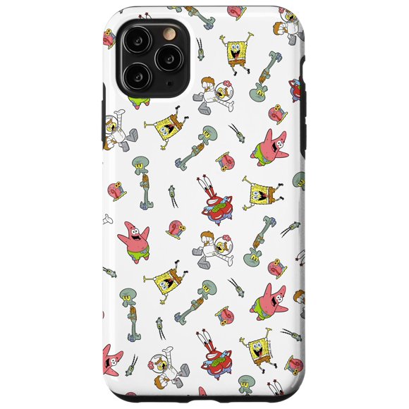 Funda de teléfono SPONGEBOB SQUAREPANTS Character Toss Up para iPhone 11 Pro Max