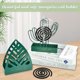 thumbnail image 4 of piezas (verde) Soporte de espiral para mosquitos de metal Quemador en espiral creativo para mosquitos Soporte para incienso en espiral antimosquitos Hojas de cactus para el hogar, oficina, hotel, cent, 4 of 5