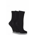 thumbnail image 1 of Ladies 3 Pair Comfort Cuff Bamboo Socks with Smooth Toe Seams, 1 of 2