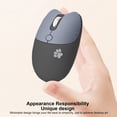 thumbnail image 6 of Holloyiver Cute Mini Wireless Mouse, Rechargeable Cat Shape Bluetooth Mouse, Portable USB Optical 2.4G Wireless Bluetooth Two Mode Computer Mice with 1600 Adjustable DPI for Laptop PC, 6 of 8