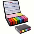 thumbnail image 1 of Colorful Notepads Set with Calendar Writeable Adhesive Strips for Books Files Notebooks, 1 of 5