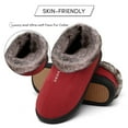thumbnail image 4 of Mishansha Women Memory Foam Slippers Booties Winter Warm House Shoes, 4 of 8