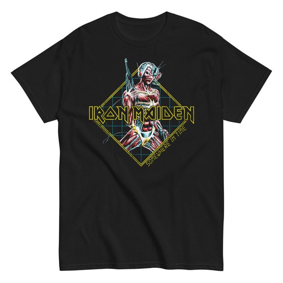 Iron Maiden - Rhombus Unisex T-Shirt - Black - Small