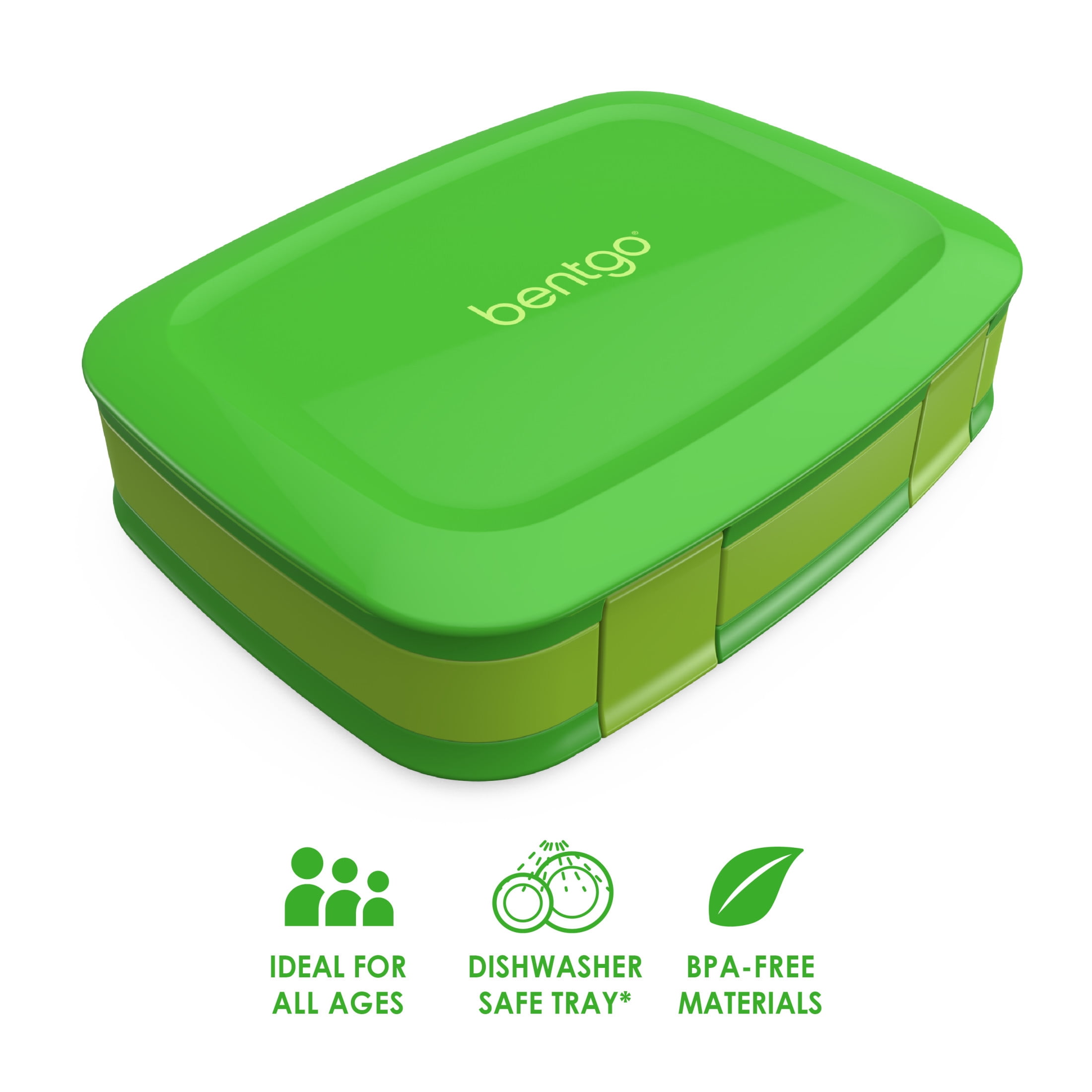 Bentgo Fresh – Leak-Proof, Bento Lunch Box for Adults and Teens, 4-Compartment Leak-Proof Design, Great for Portion Control