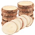 thumbnail image 1 of Discos rústicos para manualidades Wood Slices KOHAND, 30 unidades, de 9 a 10 cm, 1 of 6