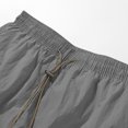 thumbnail image 5 of Men's Shorts Elastic Waist Big And Tall Under $10 Casual And Comfortable Drawstring Pocket Elastic Waist Workwear Shorts, 5 of 8