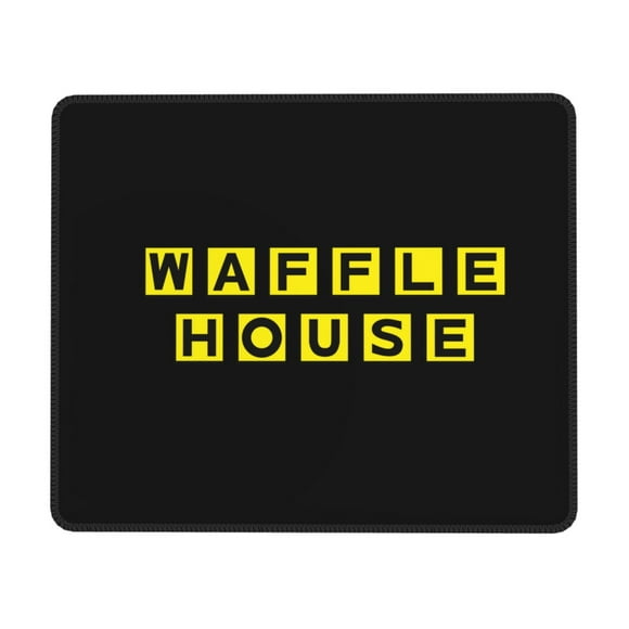 Waffle House Rubber Lock Edge Mouse pad, Office Desk pad, Writing pad, Multi Code Game pad Mouse Pads for Computers Laptop Mouse Mouse Pad