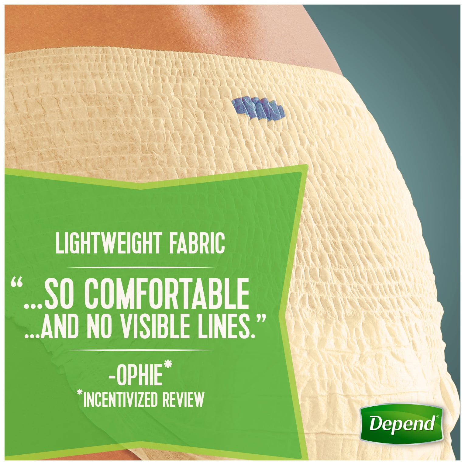 Depend FIT-FLEX Incontinence Underwear for Women, Maximum Absorbency, L, 38 Ct